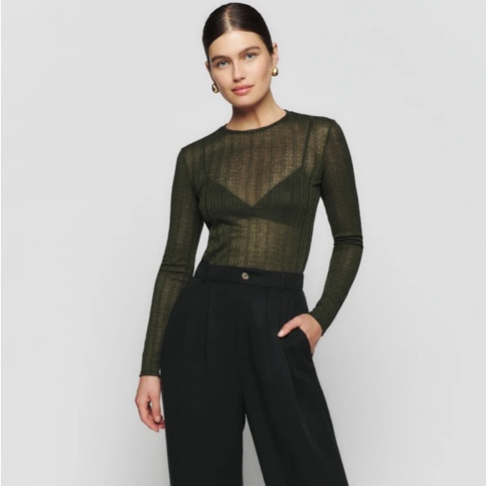 Reformation Ansley Knit Top